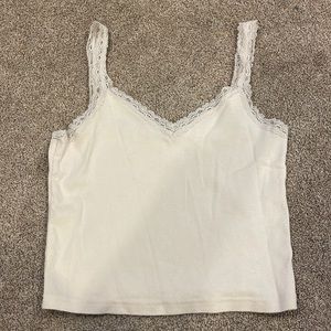 Brandy Melville cream tank top